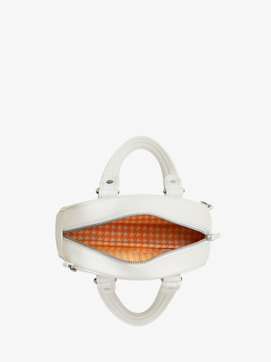 Fotoansicht-Handtasche-aus-Leder-weiß-LeMini-Bowling-Vedette-Paul-Marius-W45XS-W
