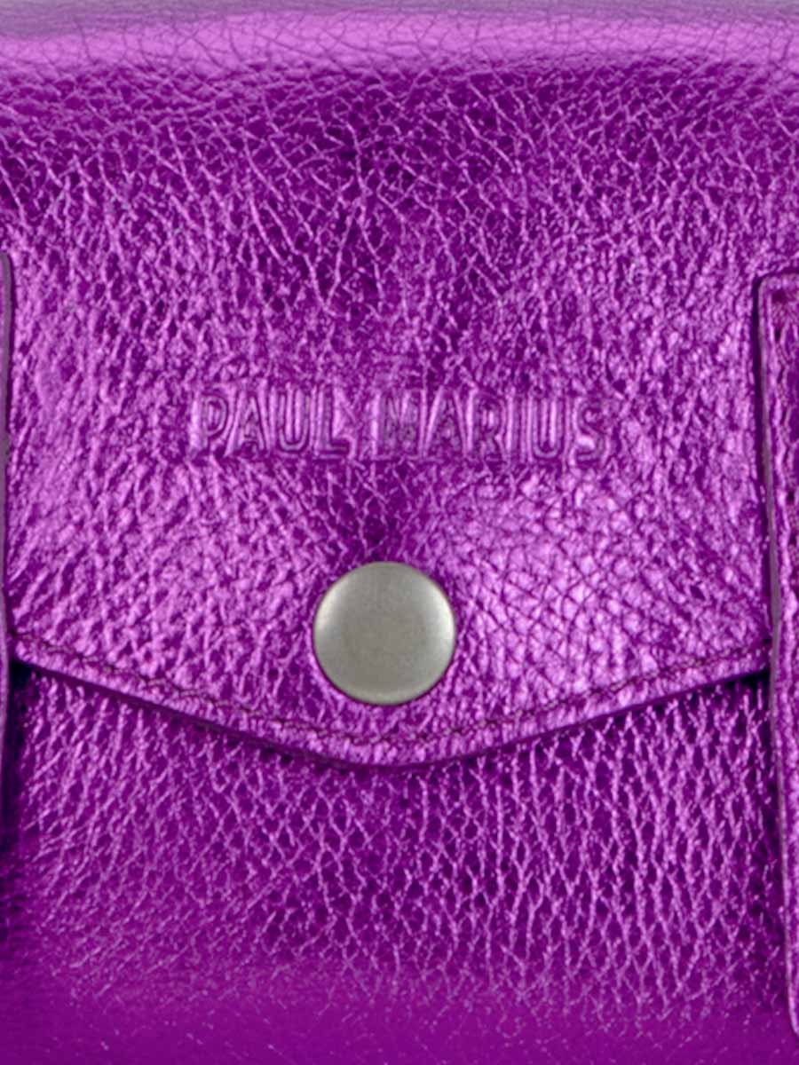 Fotoansicht-Zoom-Material-Umhängetasche-Leder-violett-metallic-LeMini Indispensable Bonbon Paul Marius W08S M P