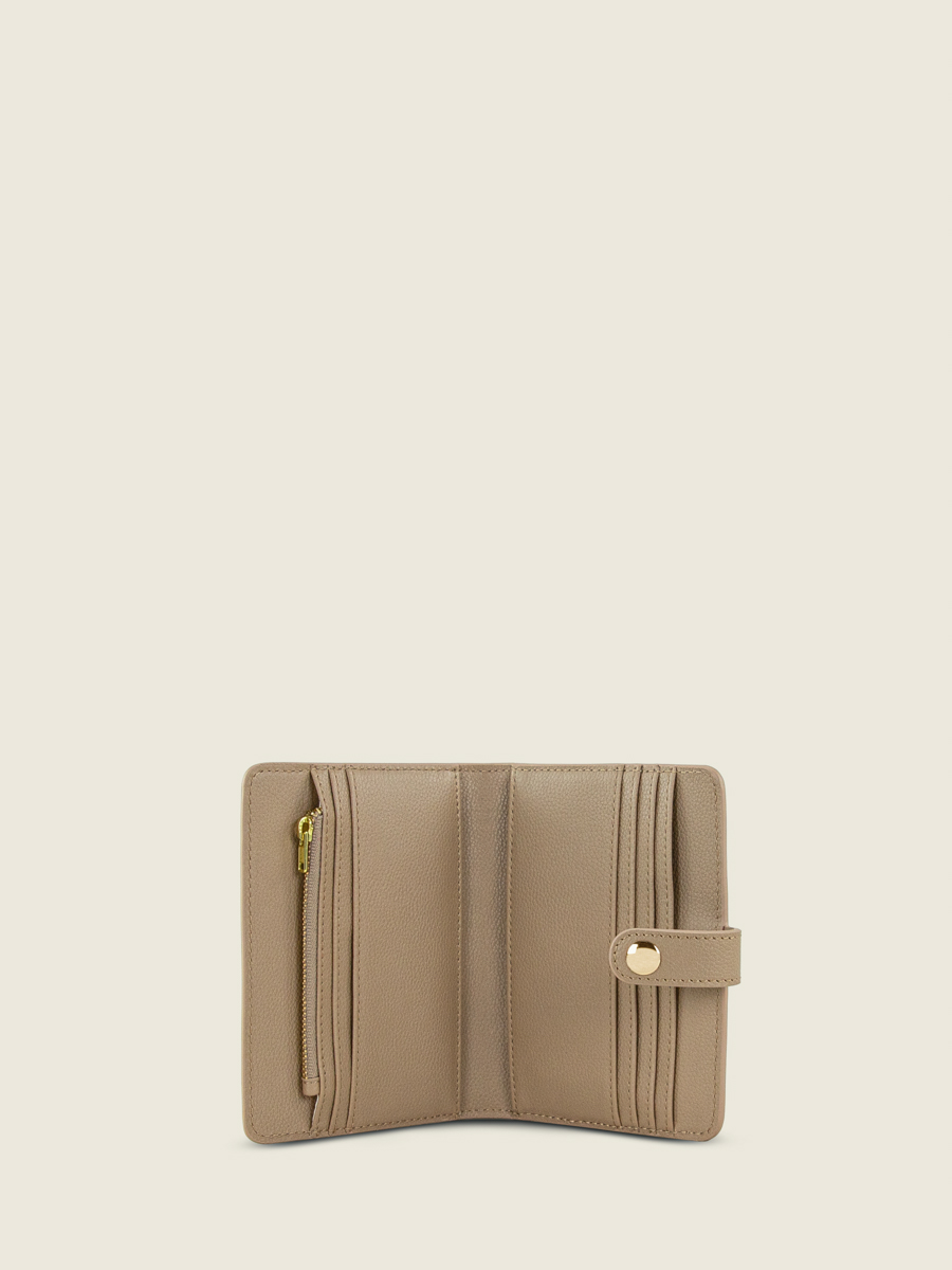 Brieftasche Jeanne Taupe Innenansicht M34 BEI