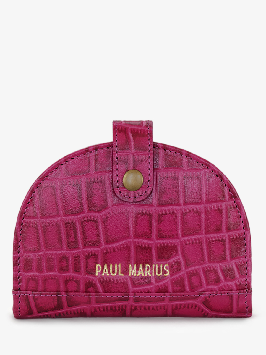 foto-ansicht-von-vorne-leder-brieftasche-für-frauen-leportefeuille-manon-n2-alligator-rosa-paul-marius-m33-a-pi