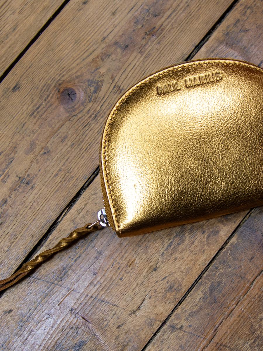 Fotoansicht-Tragegurt-Brieftasche-Leder-Damen-golden-LePortefeuille Manon-Bronze-Paul Marius-M32 OG