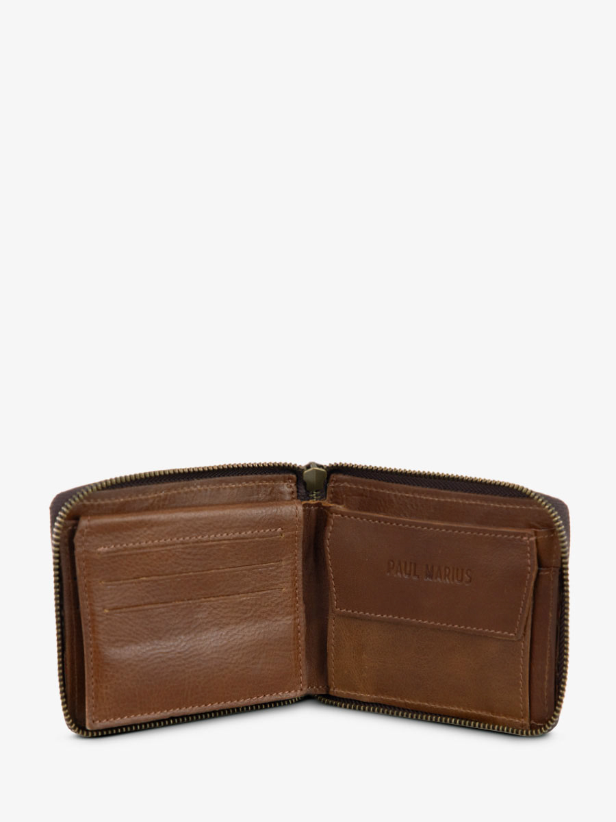 Foto-Innenansicht-Lederbrieftasche-Unisex-braun-LePortefeuille-Paul-Tabac-Paul-Marius-Wallet-MK