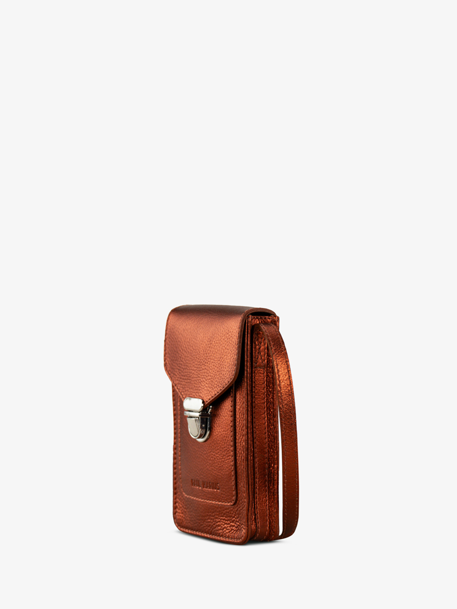 tasche-telefon-leder-kupfer-leporte-telefon-Ginger-ansicht-seite-m88-m-o