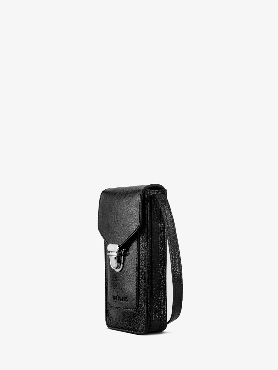 tasche-handy-leder-schwarz-leporte-telefon-eclipse-ansicht-seite-m88-m-b