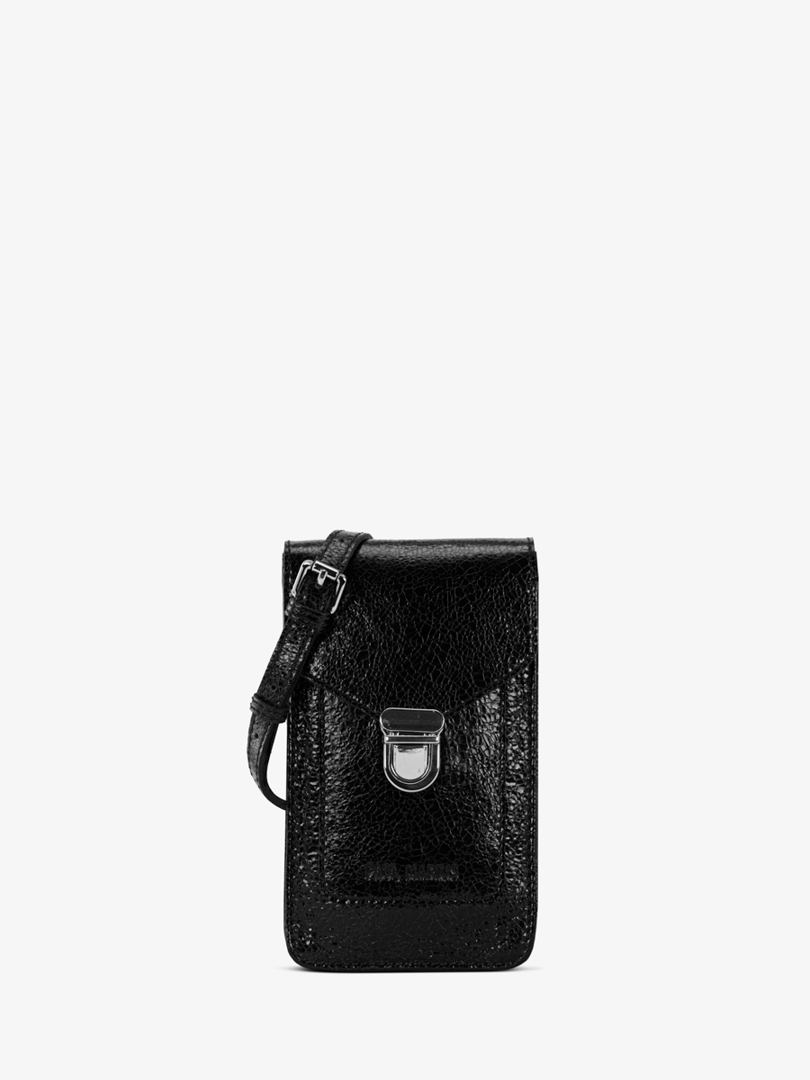 tasche-telefon-leder-schwarz-leporte-telefon-eclipse-ansicht-vorderseite-m88-m-b