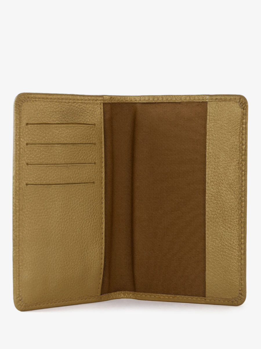 Fotoansicht-Innenansicht-Passetui-aus-vergoldetem-Leder-Passetui-Bronze-Paul-Marius-M64-OG