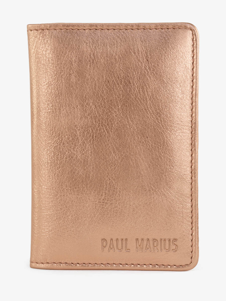 Foto-Ansicht-Vorderseite-Etui-für-Reisepass-Leder-Gold-Rosa-Etui-für-Reisepass-Gold-Rosa-Paul-Marius-M64-G-PI