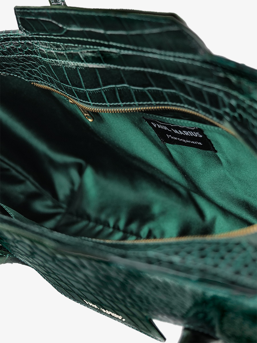 Foto-Tragetasche-Handtasche-Leder-Damen-Madeleine-Alligator-grün-Paul-Marius-W31-A-DG