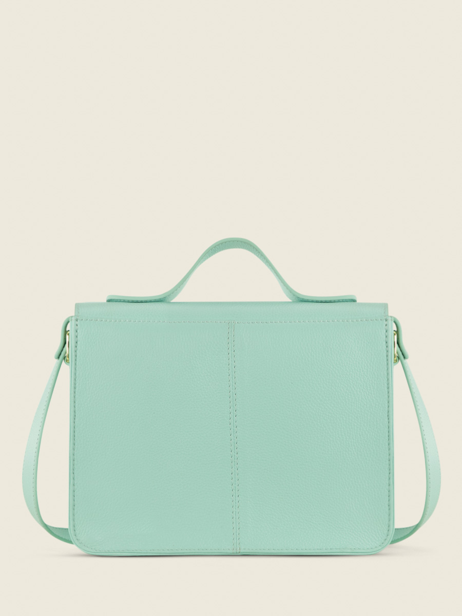 Fotoansicht-Innenansicht-Handtasche-Leder-blau-Mademoiselle George-Azur-blau-himmelblau-Paul Marius-W05 AZ L-BLU