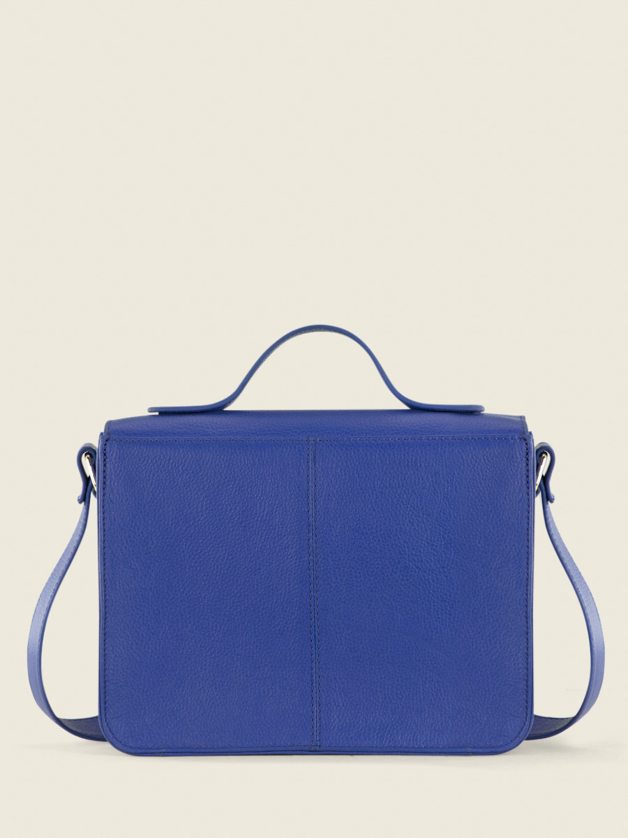 Fotoansicht-Rückseite-Handtasche-Leder-blau-Mademoiselle-George-Azur-blau-Königsblau-Paul-Marius-W05-AZ-BLU