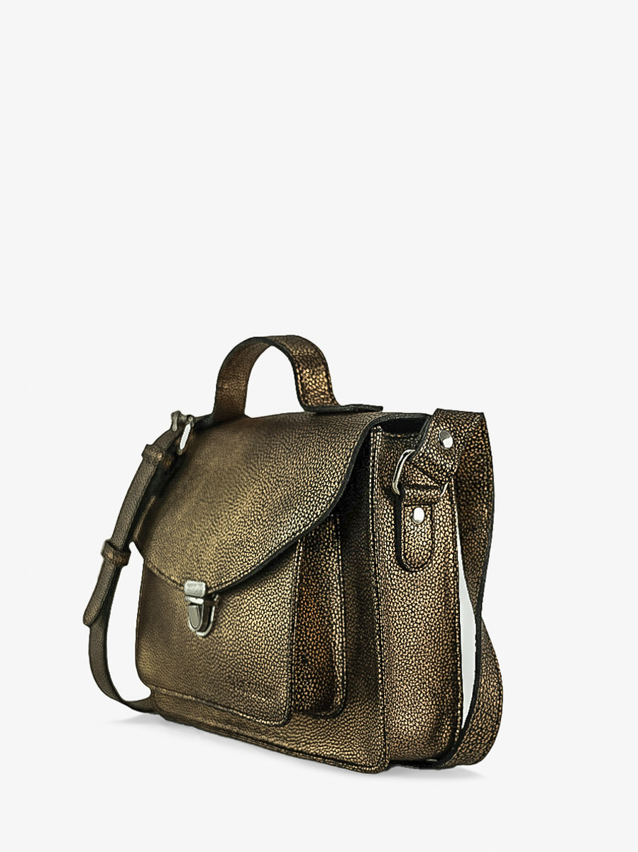 Fotoansicht-Rückseite-Handtasche-Leder-schwarz-gold-Mademoiselle-George-Granite-Paul-Marius-W05-GRA-G-B