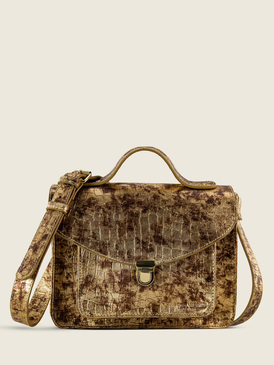 handtasche-mademoiselle-geroge-vergoldeter-spiegel-seitenansicht-w05-cr-db-g