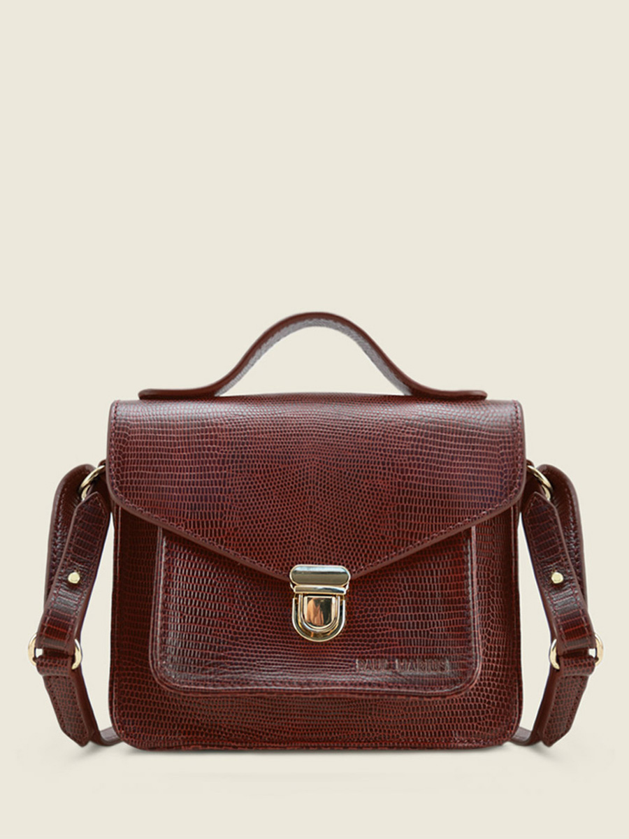 Fotoansicht-Vorderseite-Handtasche-Leder-rot-Mademoiselle-George-XS-1960-Paul-Marius-W05XS-L-R