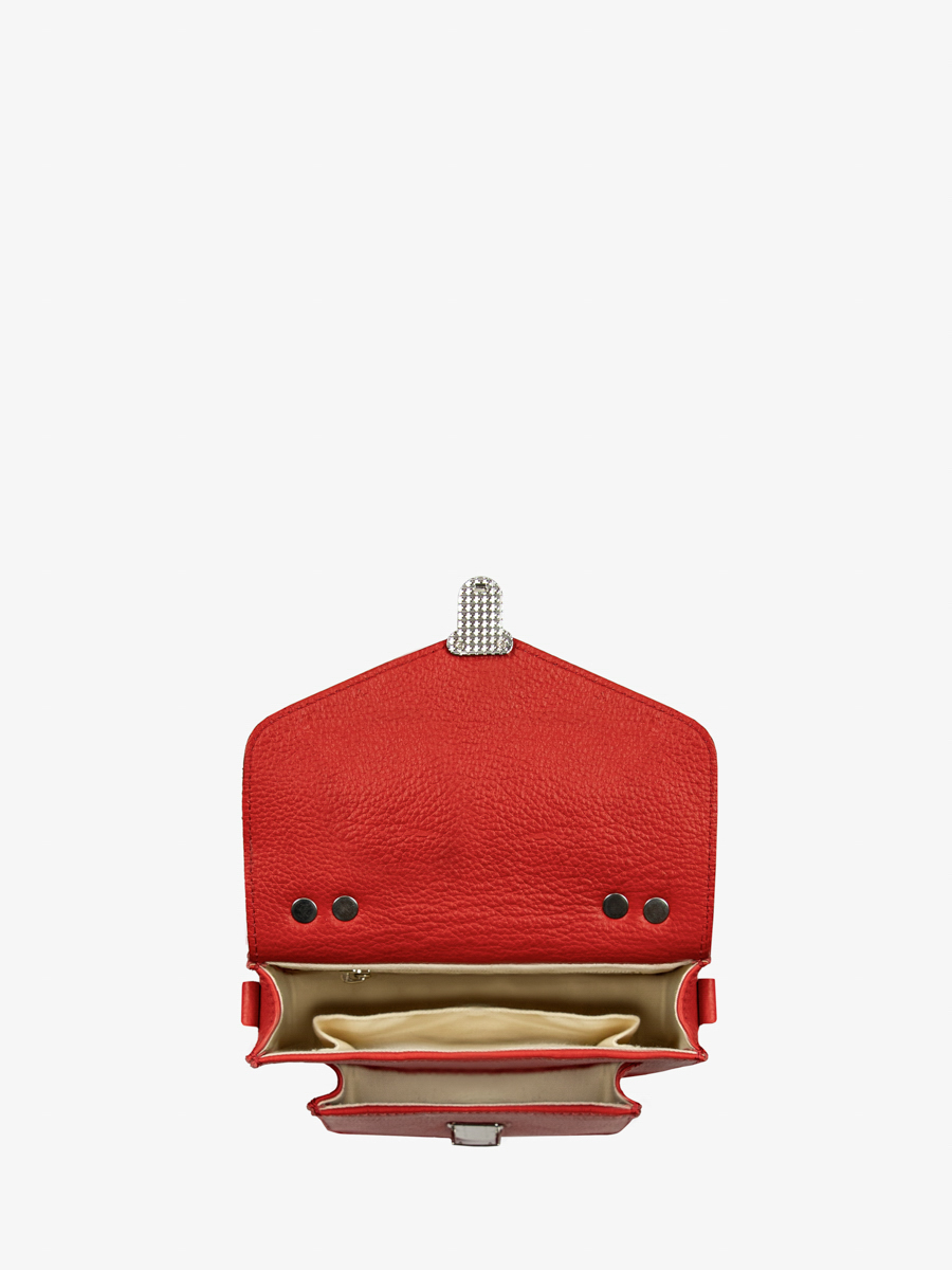 Fotoansicht-Umhängetasche aus Leder für Damen Mademoiselle George XS Mon Amour Paul Marius W05XS LOV-R