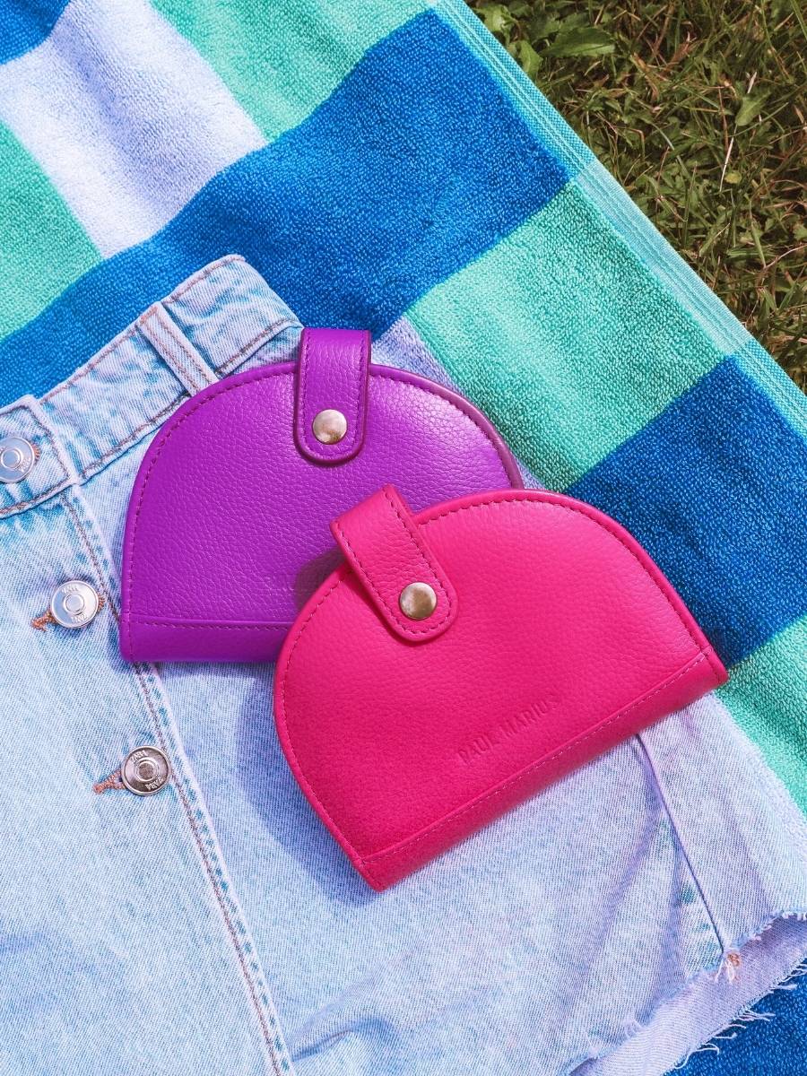 Foto-Tragegeldbörse-Leder-rosa-LePortefeuille-Manon-Nr. 2-Sorbet-Himbeere-Paul-Marius-M33-SB-PI