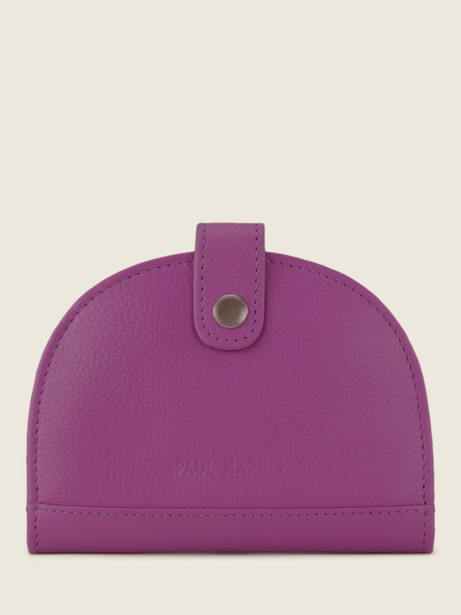 Fotoansicht-Vorderseite-Brieftasche-Leder-violett-LePortefeuille-Manon-N2-Sorbet-Cassis-Paul-Marius-M33-SB-P