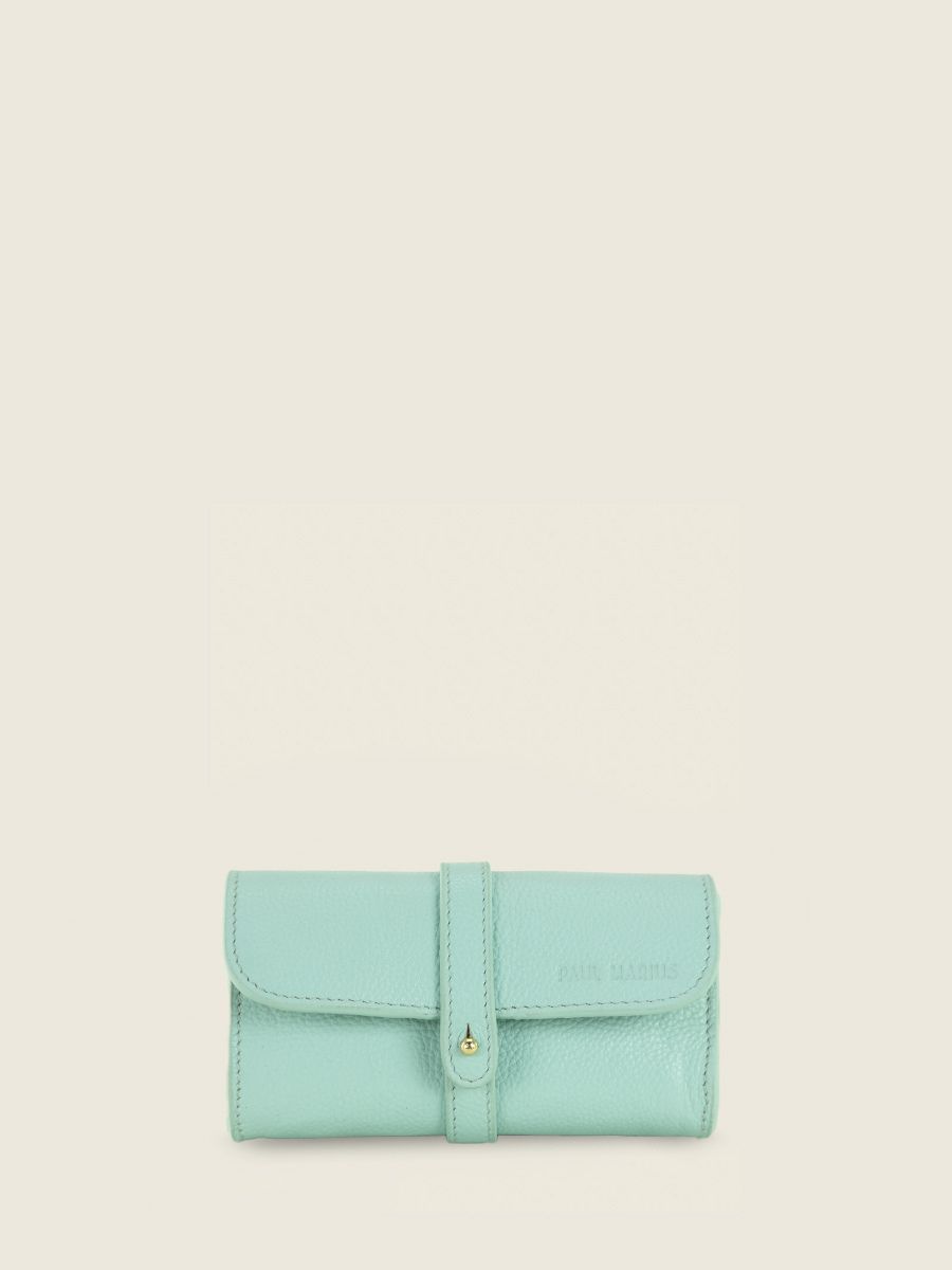 Fotoansicht-Vorderseite-Brillenetui-Leder-blau-Oscar-Azur-Himmelblau-Paul-Marius-M50-AZ-L-BLU