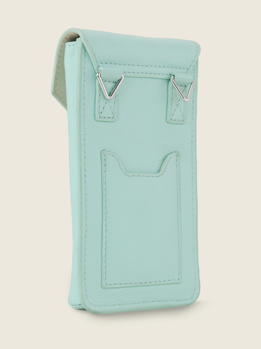 Foto-Seitenansicht-Handytasche-Leder-blau-Eva-Pastel-Bläutchen-Paul-Marius-M71-PT-BLU