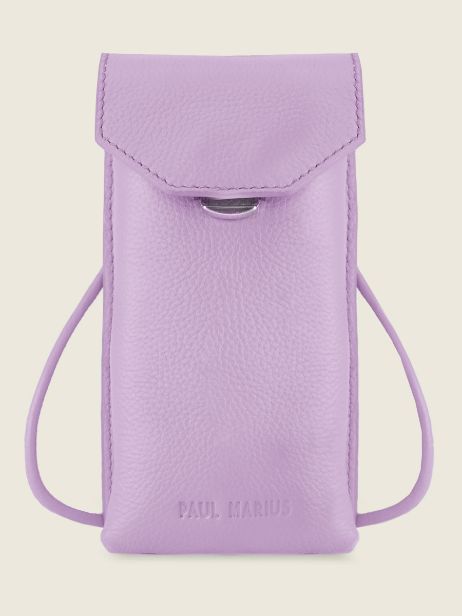 Foto-Vorderansicht-Handytasche-Leder-violett-Eva-Pastel-Lila-Paul-Marius-M71-PT-P