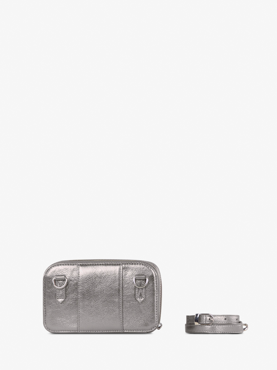 Foto-Rückansicht-Gürteltasche-Leder-Damen-silber-Paula-Stahl-Paul-Marius-M66-GM