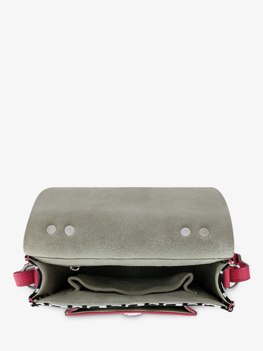 Foto-Ansicht-Innenraum-Mini-Umhängetasche-Leder-rosa-Mademoiselle-George-XS-Allure-Fuchsia-Paul-Marius-W05XS-HS2-PI