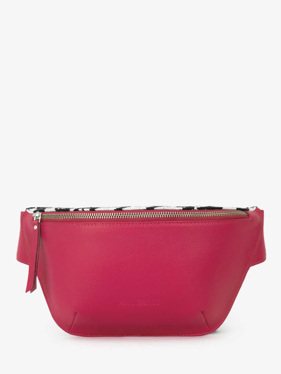 Fotoansicht-Vorderseite-Gürteltasche-Leder-rosa-LaBanane-Allure-Fuchsia-Paul-Marius-M503-HS2-PI