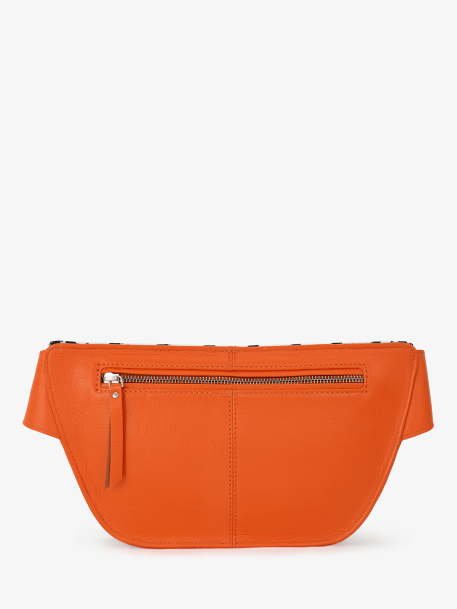 Foto-Ansicht-Seite-getragen-Gürteltasche-Leder-orange-LaBanane-Allure-orange-Paul-Marius-M503-HS2-O
