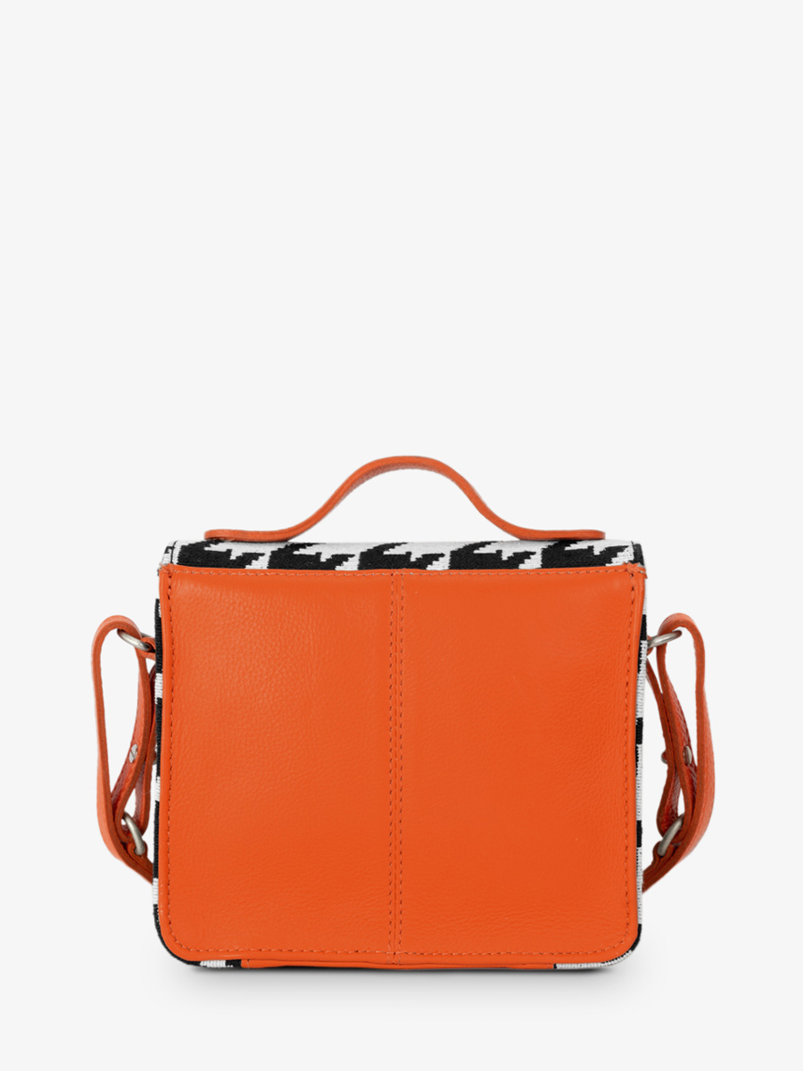 Fotoansicht-Rückseite-Mini-Umhängetasche-Leder-orange-Mademoiselle-George-XS-Allure-orange-Paul-Marius-W05XS-HS2-O