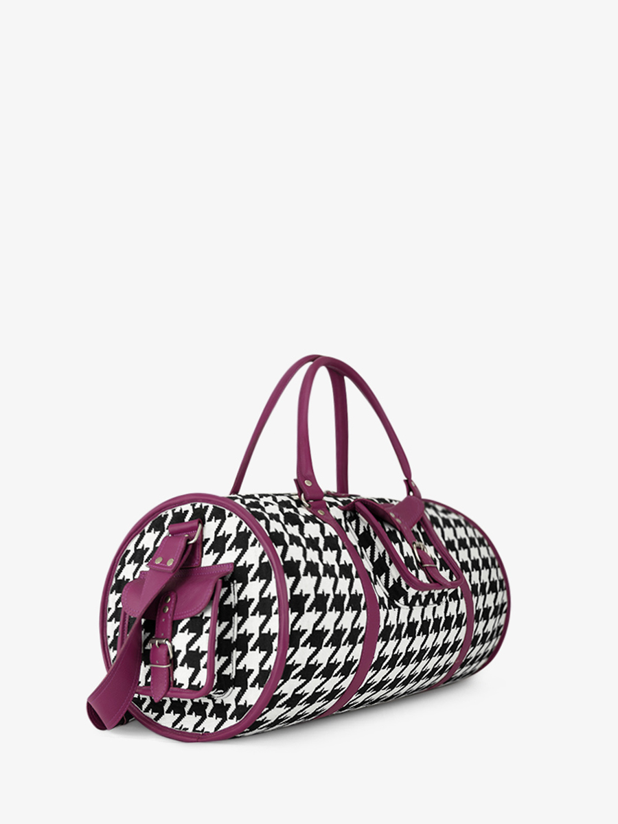 Fotoansicht-Seite-Reisetasche-Leder-violett-LeVoyageur-XL-Allure-Zinzolin-Paul-Marius-M08S60-HS2-ZI