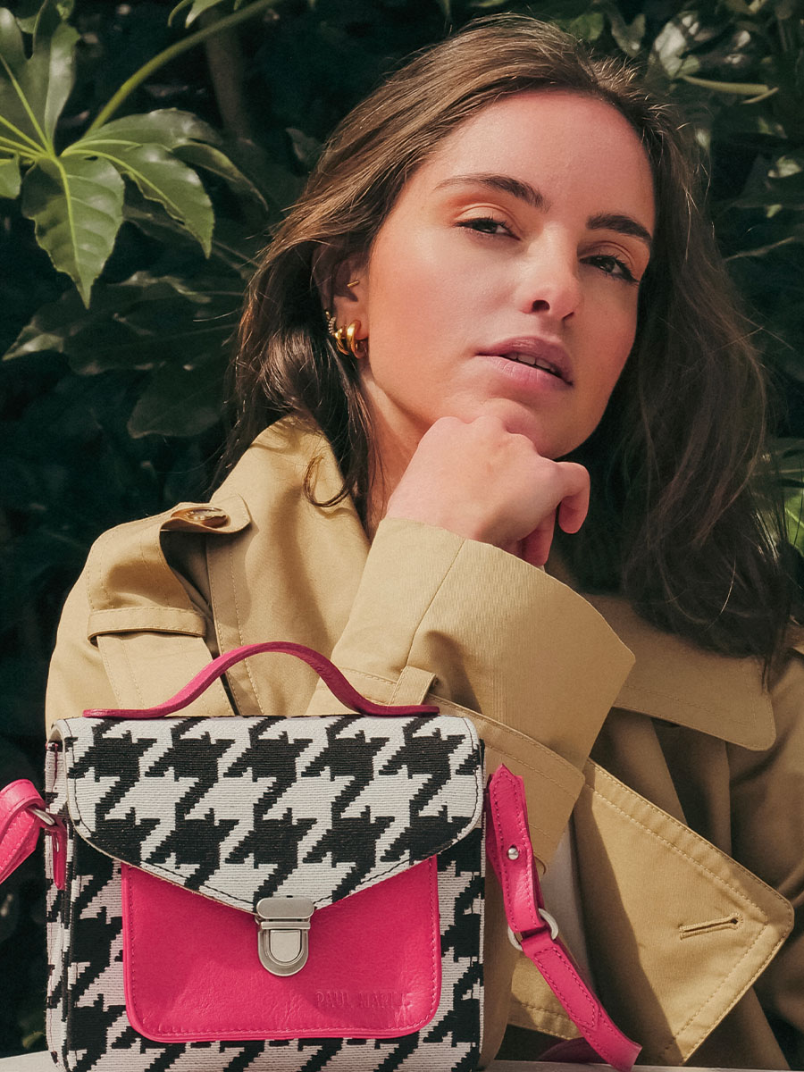 Fotoansicht Mini-Umhängetasche aus Leder in Rosa Mademoiselle George XS Allure Fuchsia PAUL MARIUS W05XS HS2 PI