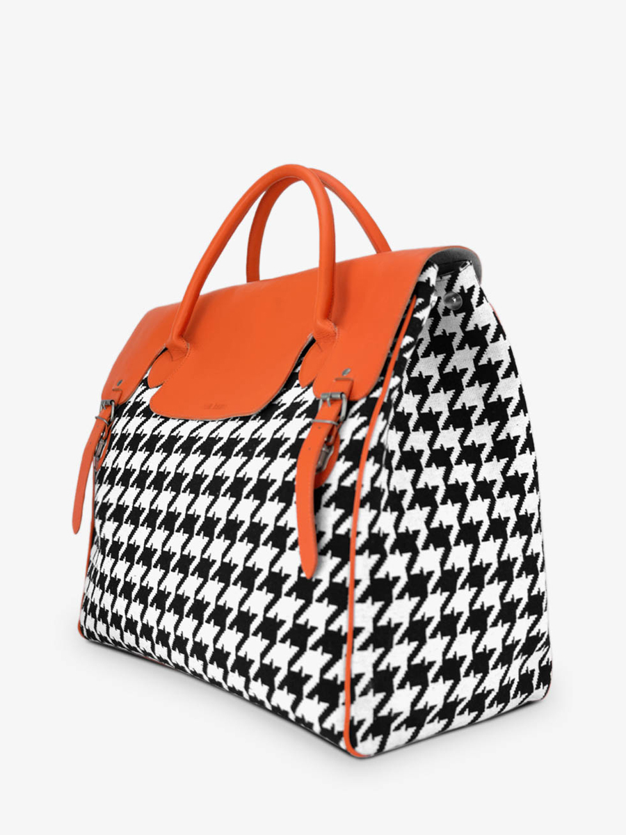 Fotoansicht-Seite-Reisetasche-Leder-orange-Rouen-Delhi-Allure-orange-Paul-Marius-M105-HS2-O