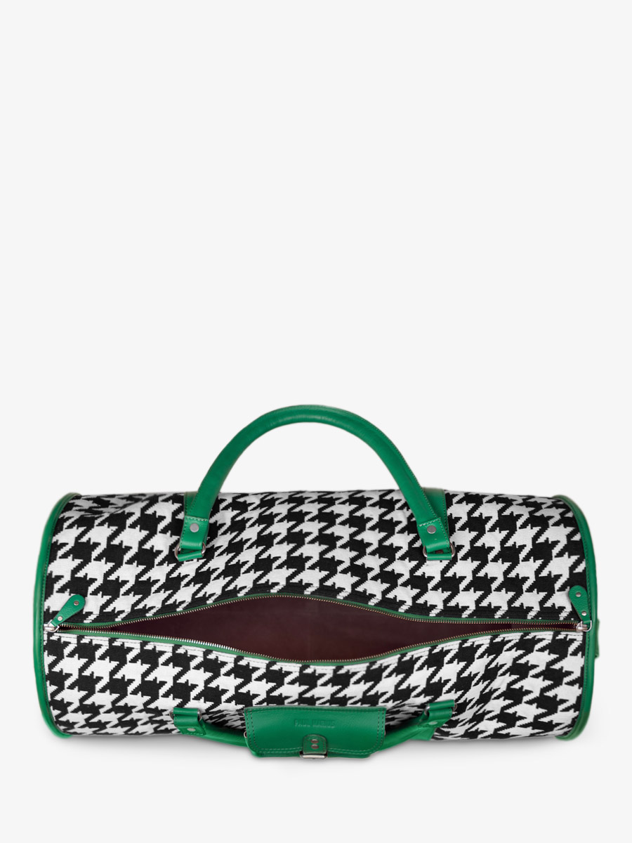 Fotoansicht-Innenraum-Reisetasche-Leder-violett-levoyageur-xl-allure-grün-paul-marius-m08s60-hs2-gr