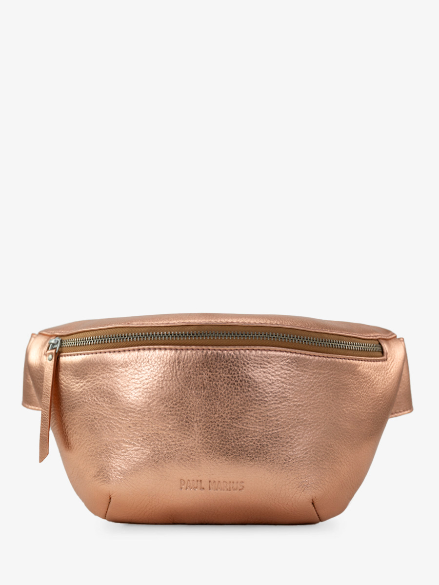 foto-vorderansicht-gürteltasche-leder-gold-rosa-damen-labanane-gold-rosa-paul-marius-m503-g-pi