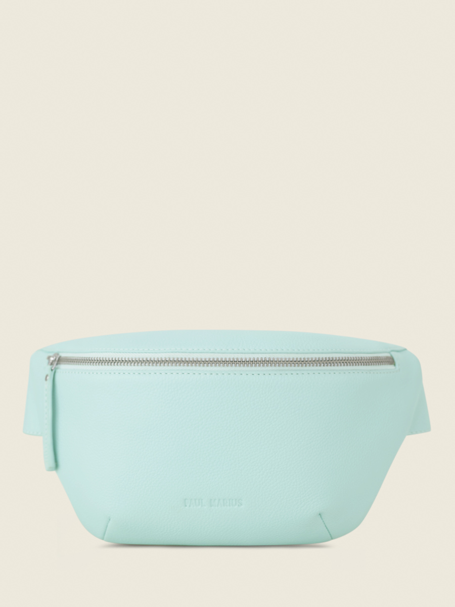 Foto-Vorderansicht-Gürteltasche-Leder-blau-LaBanane-Pastel-Bläutchen-Paul-Marius-M503-PT-BLU