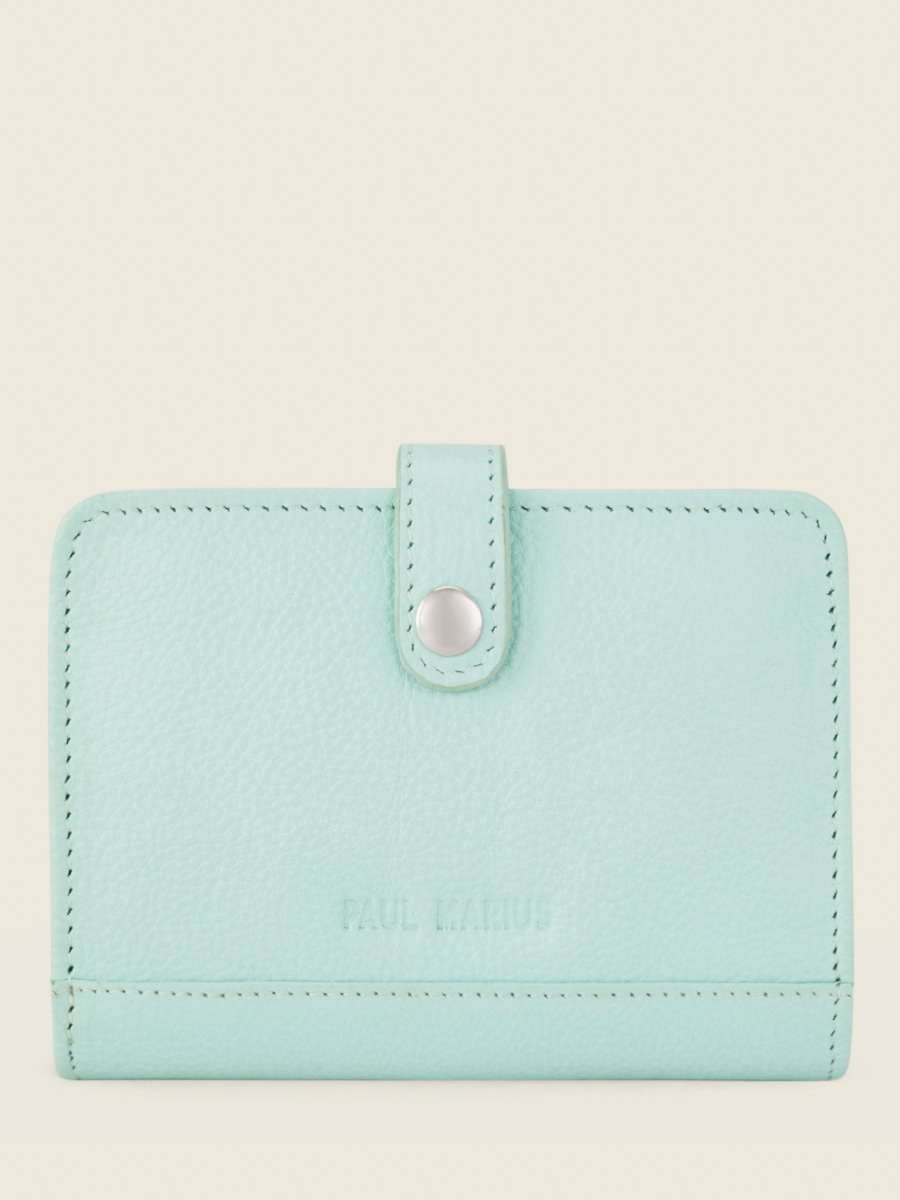 Foto-Vorderansicht-Brieftasche-Leder-blau-Jeanne-Pastel-Bluet-Paul-Marius-M34-PT-BLU