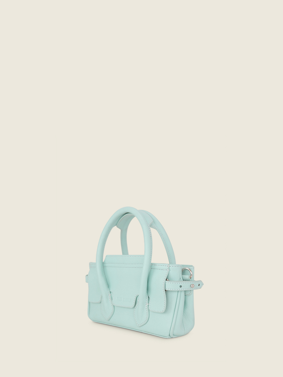 Foto-Seitenansicht-Mini-Handtasche-Leder-blau-Madeleine-XS-Pastel-Bleuet-Paul-Marius-W31XS-PT-BLU