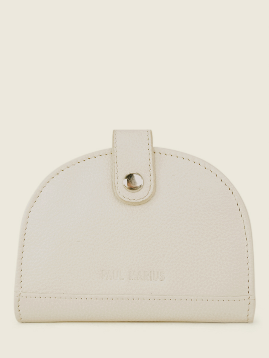 Foto-Vorderansicht-Brieftasche-Leder-weiß-Manon-N2-Pastellkreide-Paul-Marius-M33-PT-W