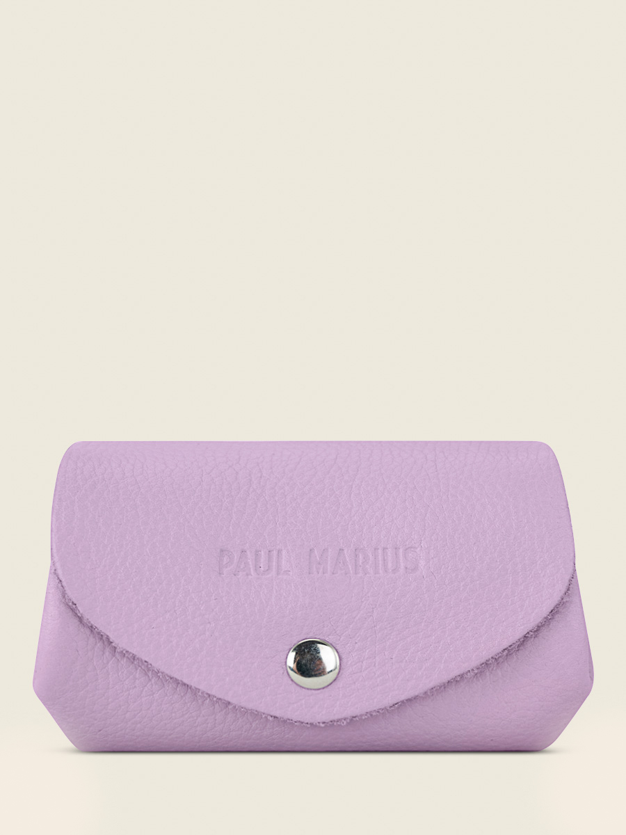 Foto-Vorderansicht-Brieftasche-Leder-violett-LeGustave-Pastel-Lilas-Paul-Marius-CLP-PT-P