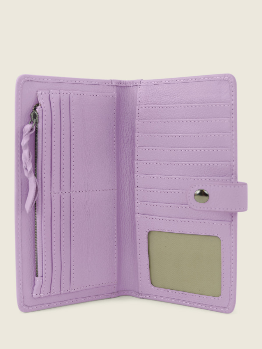 Foto-Rückansicht-Brieftasche-Leder-violett-charlotte-n2-pastel-lilas-paul-marius-m67-pt-p