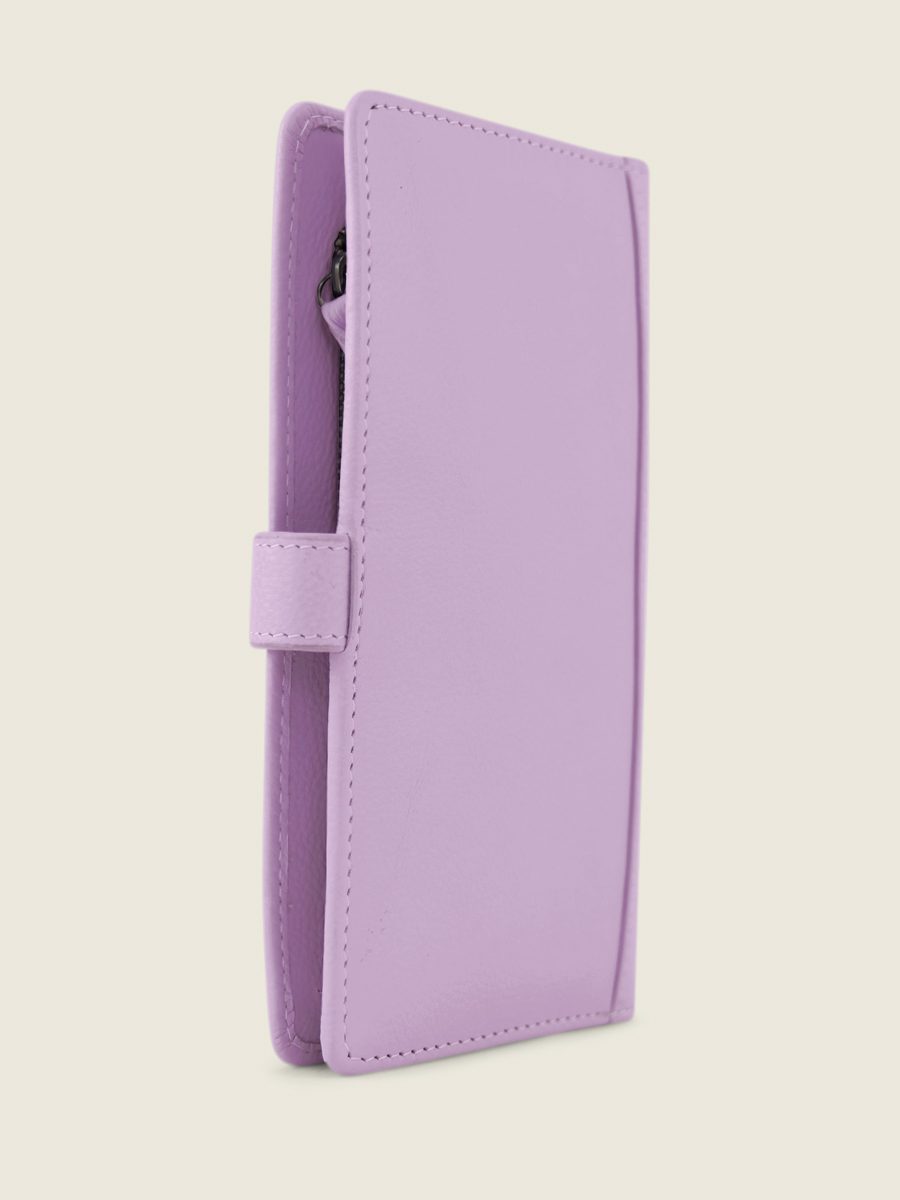 Foto-Seitenansicht-Brieftasche-Leder-violett-Charlotte-N2-Pastel-Lilas-Paul-Marius-M67-PT-P