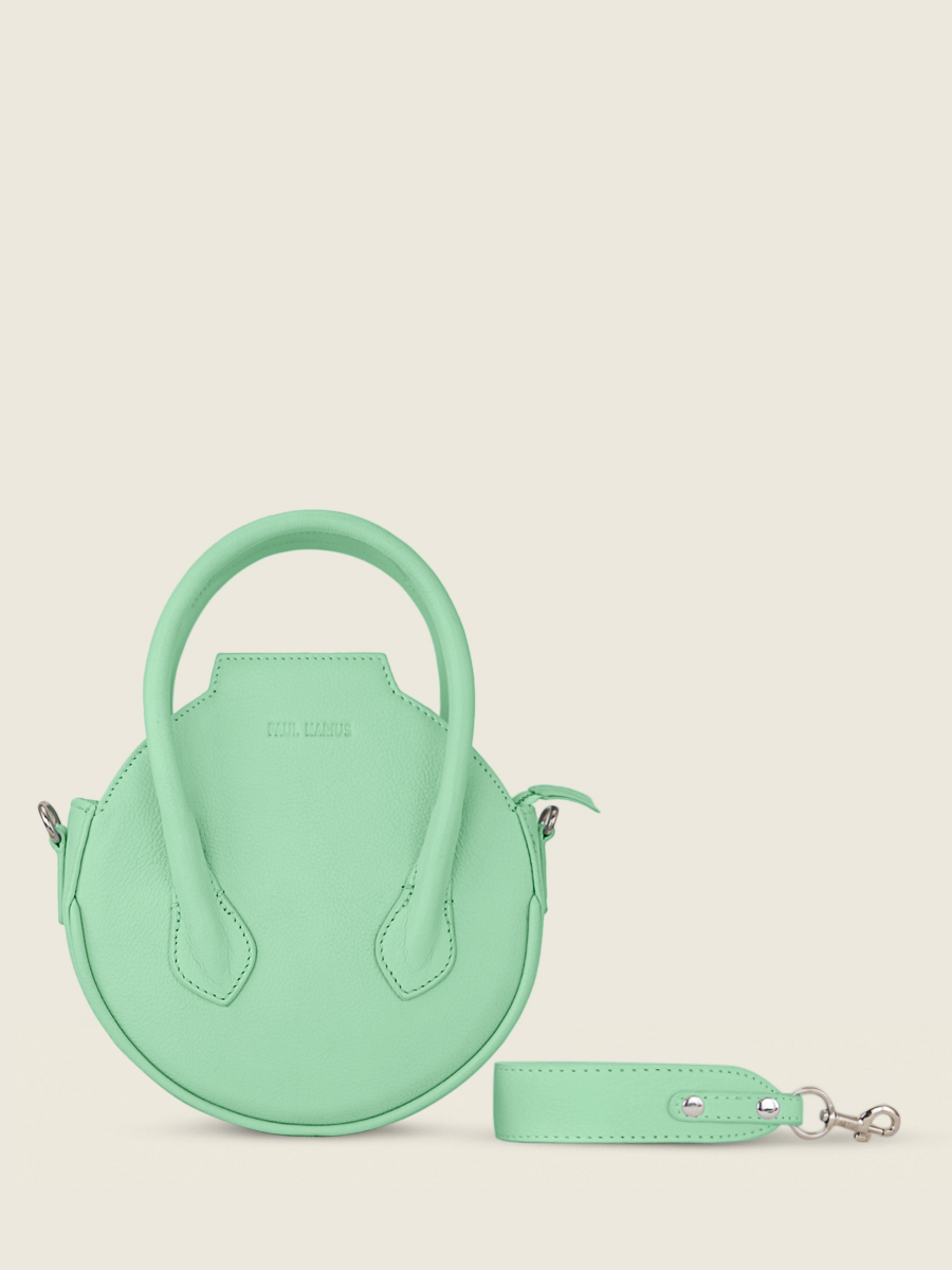 Foto-Material-Handtasche-grünes Leder-Aline-Pastel-Mint-Paul-Marius-W34-PT-GR
