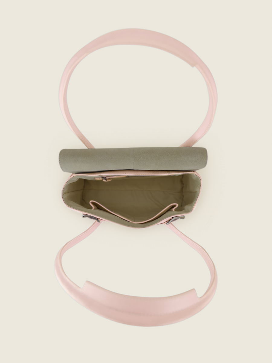 Foto-Tragebeispiel-Handtasche-Leder-rosa-Colette-S-Pastel-Puder-Paul-Marius-W28S-PT-PI
