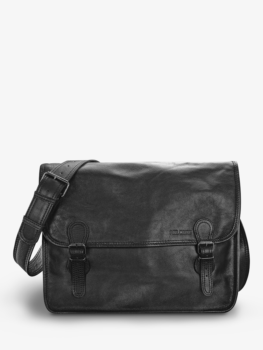 foto-ansicht-von-vorne-aktentasche-leder-schwarz-lasacoche-l-noir-paul-marius-m02s16-b