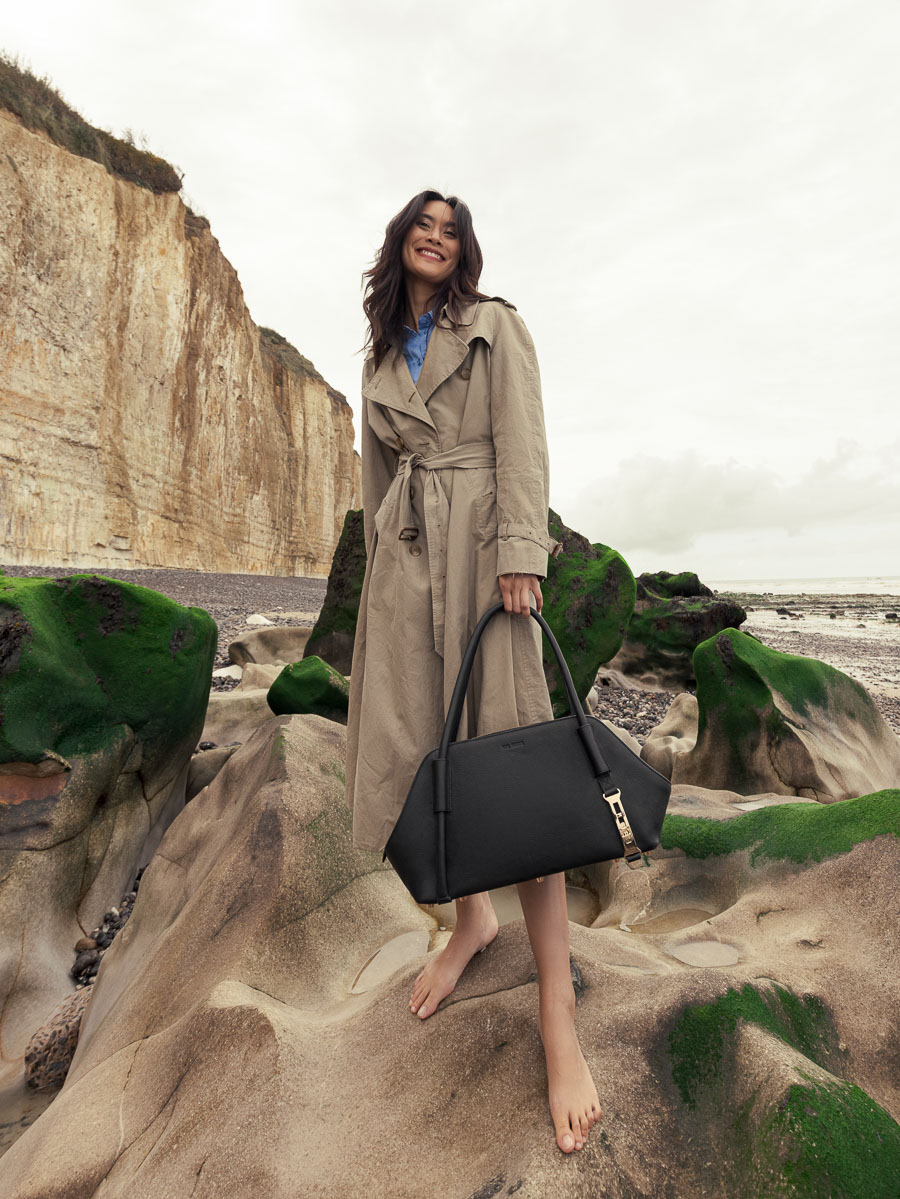 Reisetasche Romeo M schwarz Charbon Vorderseite W48M BM B