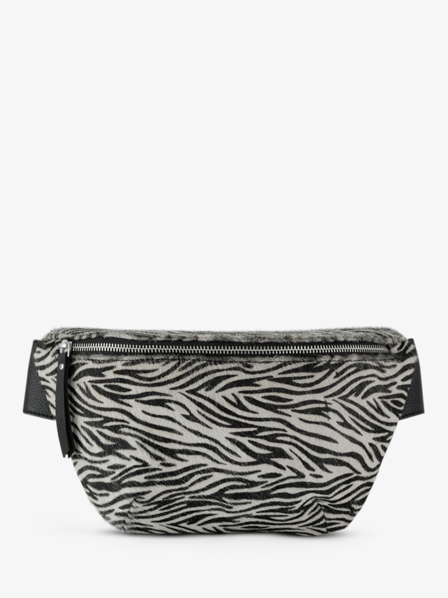 Foto-Vorderansicht-Ledertasche-für-Damen-Labanane-Zebra-Paul-Marius