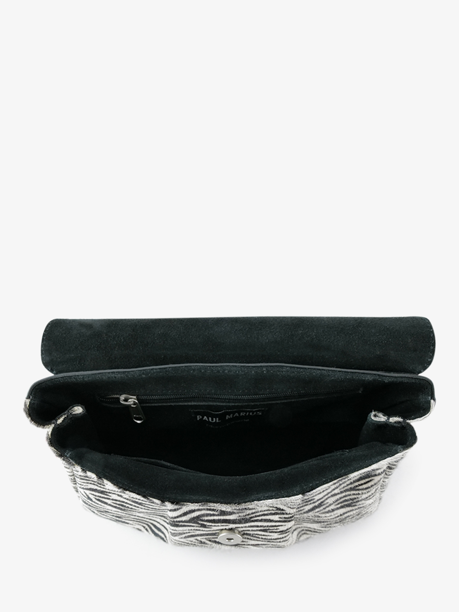 Foto-Innenansicht-Umhängetasche-Leder-Damen-Suzon-M-Zebra-Paul-Marius