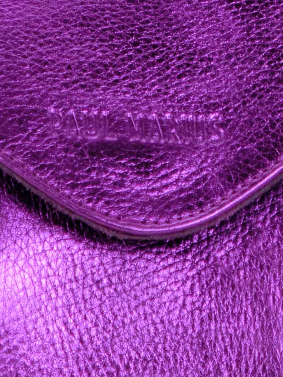 Fotoansicht-Zoom-Material-Umhängetasche-Leder-violett-metallic-Suzon-M-Bonbon-Paul-Marius-W25M-M-P
