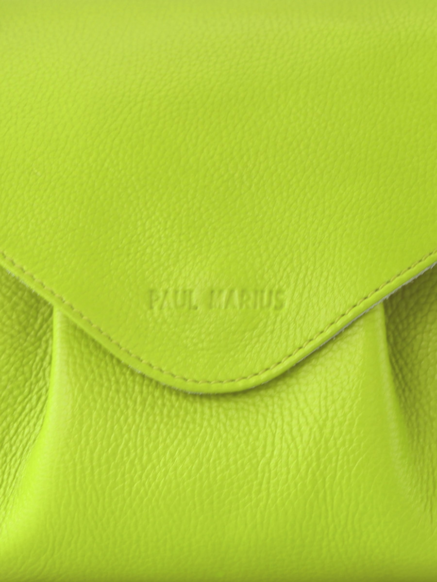 Foto-Fokus-Material-Umhängetasche-Leder-grün-Suzon-M-Sorbet-Apfel-Paul-Marius-W25M-SB-LGR
