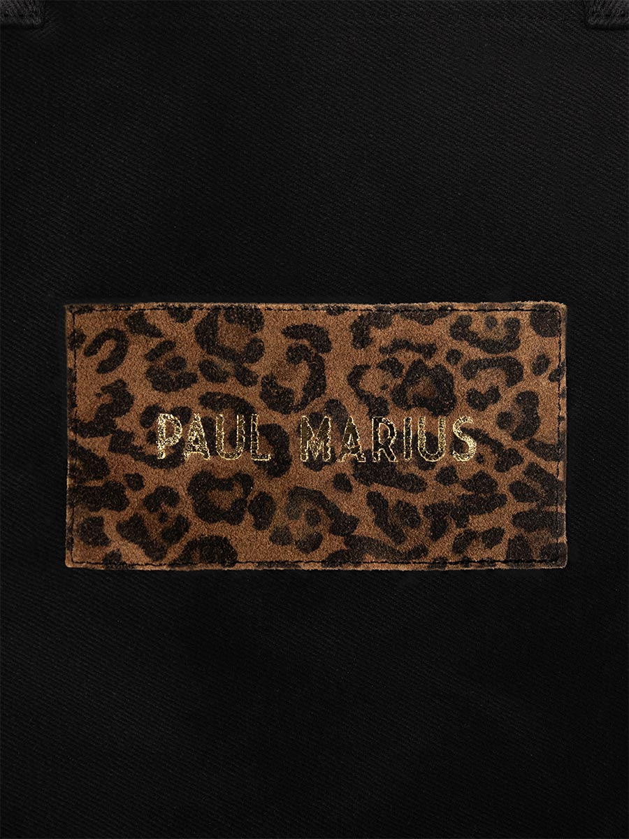 Tote Bag Leopard schwarz Ansicht Zoom Material Tote LP B