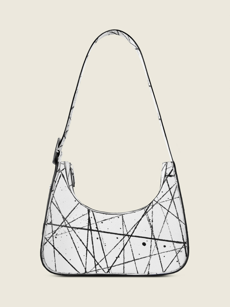 tasche-baguette-leder-weiß-schwarz-orange-victoire-arty-01-ansicht-rückseite-w54-art1-b-w